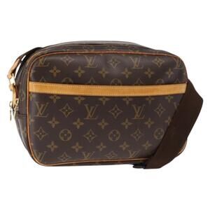 LOUIS VUITTON Monogram Reporter PM Shoulder Bag M45254 LV Auth ka613
